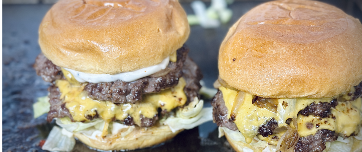 Dubbeltryffel – dubbel smashburgare med tryffel